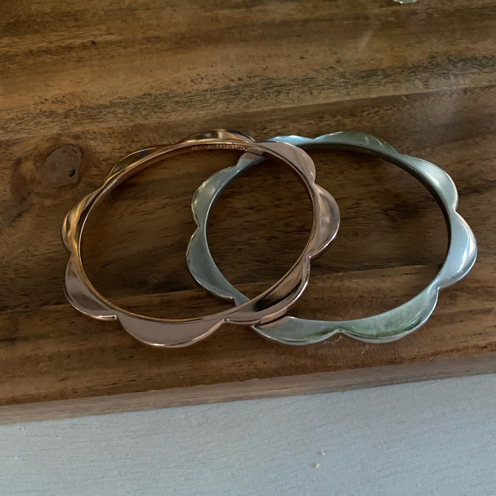 Kate spade Scallop bangle bracelets